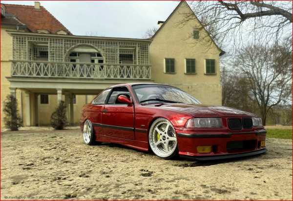 1:18 BMW E36 M3 PANDEM WIDEBODY / ALPINA WITHE mit BBS RS = OVP - Kopie